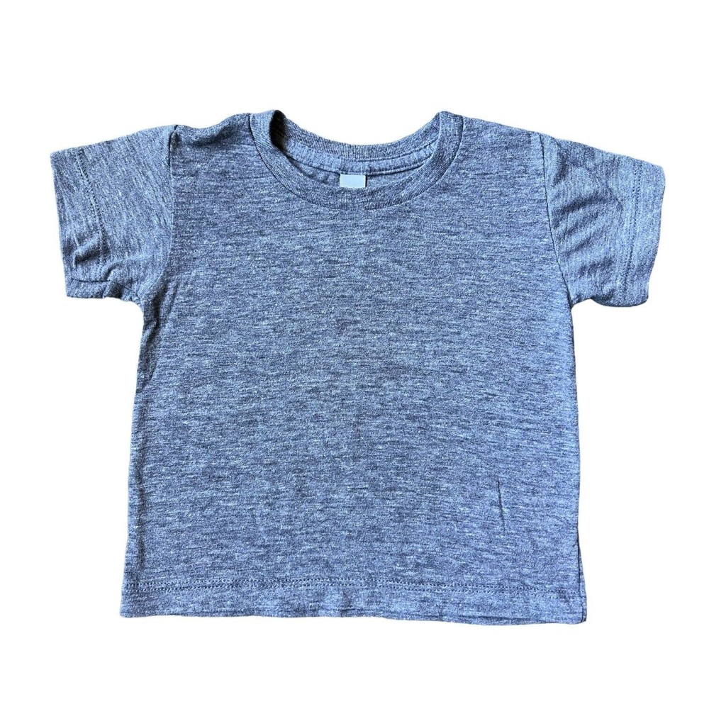 American Apparel Baby T-Shirt Size 12-18M Heather Gray Short Sleeve Tee Soft